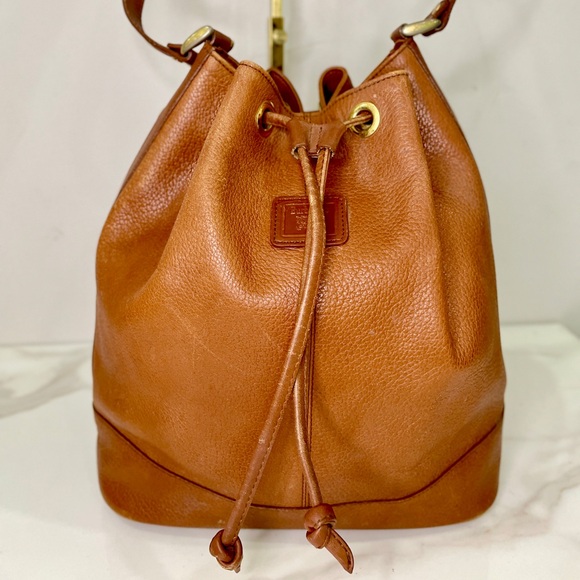 BURBERRY Drawstring Bucket Shoulder Bag - Picture 1 of 8